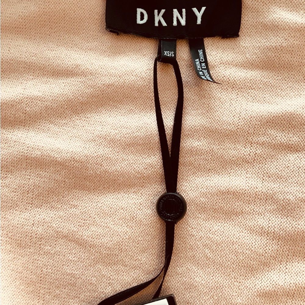 DKNY cozy sweater pink wrap - Picture 4 of 8